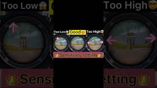 【pubg mobile tips tricks👑】Correct sensitivity setting🔥 #Shorts#bgmishorts#pubgshorts#bgmi
