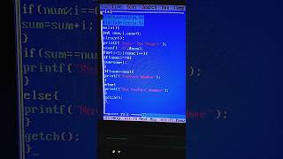 || Perfect Number Program In C-Language|| #PerfectNo.#ProgrammingInC
