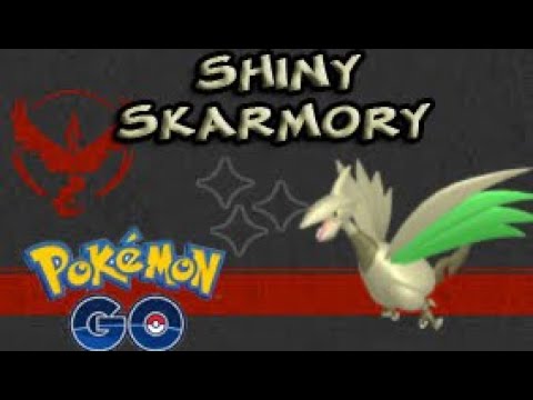 Pokémon Go - Shiny Skarmory Wild Encounter (Pokédex # 227)