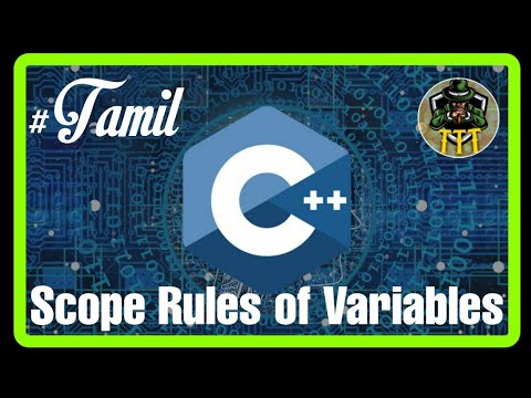 Scope Rules of Variables in C++ | C++ programming language | C++ Full course.