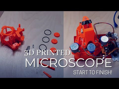 Openflexure Microscope Motorized Raspberry Pi 4 Camera v2 3D printed project 2020