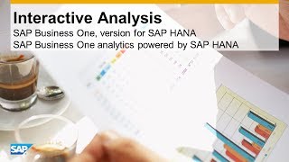 Interactive Analysis with SAP Business One on SAP HANA