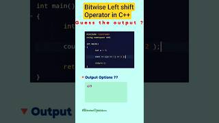 C++ Code Quiz 🧠🔷 Bitwise operators #coding #cpp #codingchallenge #programming #codequiz #csstudents