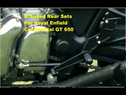 K-Speed Rear Sets For Royal Enfield Continental GT 650 Review