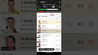IND-A-W  vs  AUS-A-W #Grand League Team #dream11 #dream11 #viralteam #trendingshorts #short #shorts