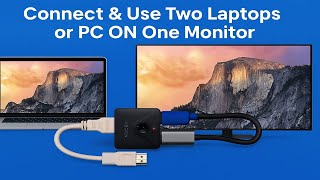 How to Connect Two Laptops to One Monitor with a Display Splitter (Unboxing & Review)