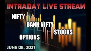Nifty / Bank Nifty  - Intraday Trading Live Stream - Tuesday, June 8, 2021