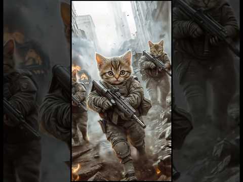 Navy cat💥 #ai #funny #cat #funnycartoon #animation