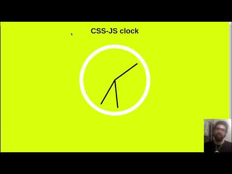 How to build a Clock using CSS and Javascript for Beginners.