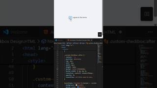 Checkbox HTML & CSS. #coding #shorts #viral #javascript #cprogramming