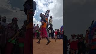 Samburu Warani Warriors Maasai Maralal International Camel Derby Yare Cultural Festival Kenyans Jump
