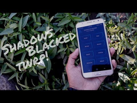 Shadows Blacked TWRP { Inverted Blue } Galaxy J7  And A (2016 and 2017) Series!