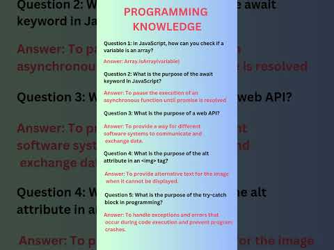 Programming Knowledge.#coding#programming#knowledge#shorts#youtubeshorts