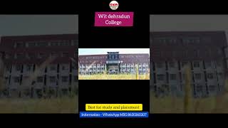 Women Institute of Technology -WIT, Dehradun Government college - study best #ca24study #reels #live