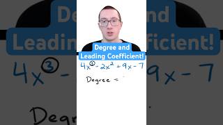 How to Find Degree and Leading Coefficient!