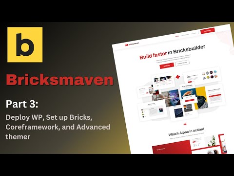 Bricksmaven Part 3: Setting up Coreframework, AT, and Header/Footer/Single Templates