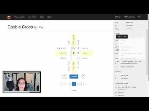 Regex Crossword  - All Double Cross Levels