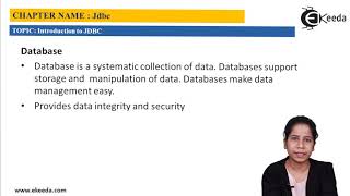 Introduction to Database - Programming using JDBC - Java programming Tutorial