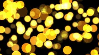 Abstract Golden Particles Bokeh Effect - Motion Graphics Background Loop 4k - Free Download