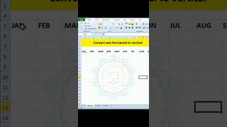 Convert text Horizontal to Vertical in MsExcel..#msexceltricks #swayamcomputers