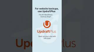 How to Backup Your WordPress Website in One Click (UpdraftPlus Tutorial)