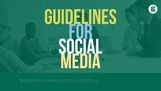 Guidelines for Social Media