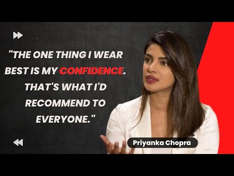 Priyanka Chopra's Inspiring Motivational Speech | Gain Confidence | English Conversation