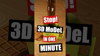 Quick Glass material in Blender! #blendertutorial #3dmodeling #3dart #3dtutorial