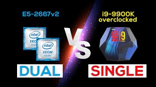 Is dual Xeon E5-2667v2 good for gaming PC in 2020? Let's benchmark it against i9-9900K overclocked