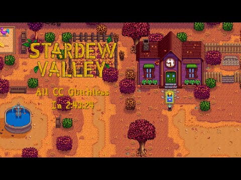 Stardew Valley Speedrun | Community Center% Glitchless in 2:43:24