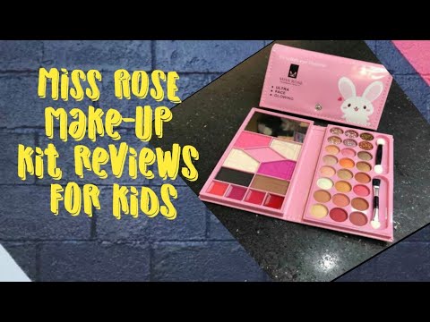 Miss Rose makeup kit review for kids #kidsmakeup #missrosemakeupreview