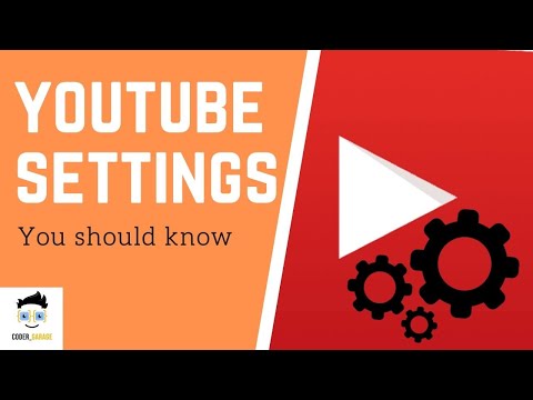 Youtube settings which you should know about! Before starting a channel