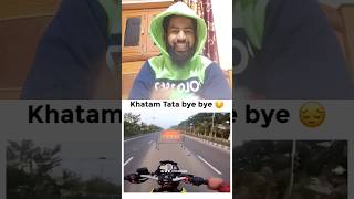 Le bhai ho gya 😅😅 #motovlog #rider #reactionvideo #bikevlogger #shorts