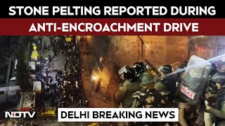 Delhi Ramlila Maidan | Midnight Anti-Encroachment Drive Near Delhi Mosque, Stone Pelting Reported