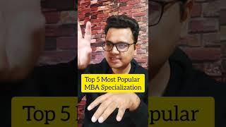 Top 5 MBA Specialization in India | #shorts #viral #ashortaday