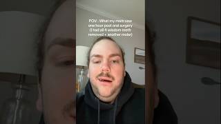 He Got His Wisdom Teeth Removed, Now He CAN’T Blink! 😮🦷