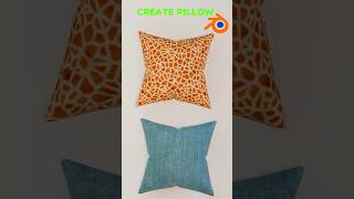 Quick Pillow Creation with Cloth Simulation in Blender. #blender3dmodel  #clothsimulation