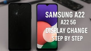 Samsung A22 5G Display Change | Step by Step Screen Replacement Tutorial