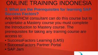 SAP SUCCESS FACTOR ONLINE TRAINING IN USA,UK,INDIA