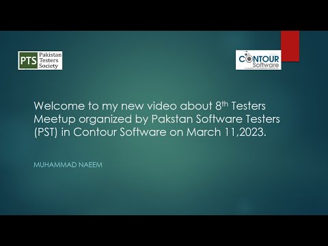 8th Testers Meetup by Pakistan Testers Society | Software Testers Meetup Pakistan-Contour Software