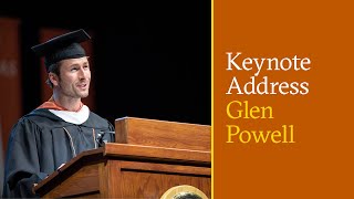 Glen Powell Delivers Keynote Address at Moody College Graduation