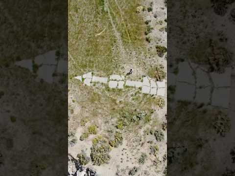 A giant concrete arrow in the hills above Reno, Nevada! #aviation #history #abandoned #renonevada