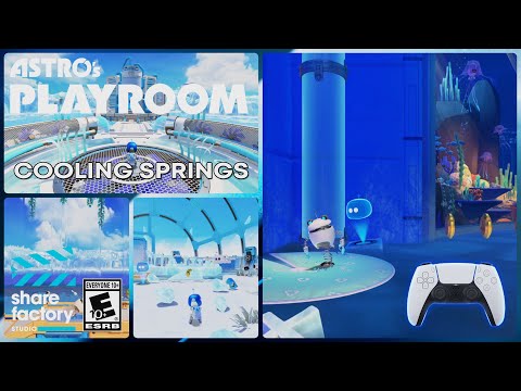 Astro’s Playroom – Cooling Springs Full Exploration | PS5 Gameplay (No Commentary)