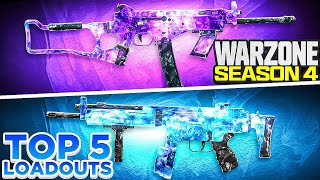 TOP 5 *META* SMG LOADOUTS in SEASON 4! 👑 (Warzone Best Class Setups) - BO6