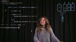 Java else if statements - choose your own adventure with Sophia