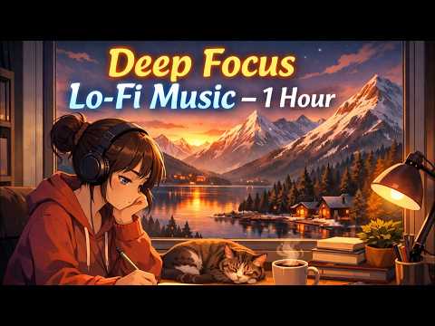Deep Focus Lo-Fi Music – 1 Hour Chill Beats for Studying, Working & Relaxing | Calm Lofi Hip Hop Mix