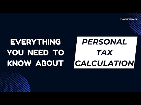 Personal tax calculation in Canada