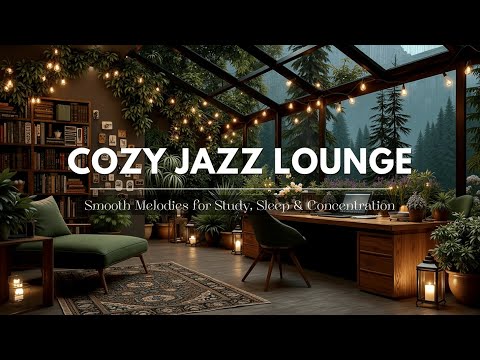 Cozy Jazz Lounge Night | Smooth Instrumental Jazz for Study & Work Vibes 🌿