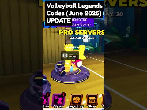 All *NEW* Volleyball Legends Codes 2025 #robloxcodes #volleyballlegendscodes #robloxtrend #roblox