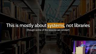 Keynote: Writing Maintainable Software At Scale by Andrew Godwin